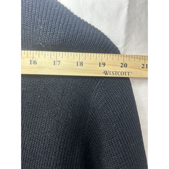 Wickbury Cardigan Sweater Black Wool Button Down Long Sleeve Vintage Sz M - Picture 6 of 11